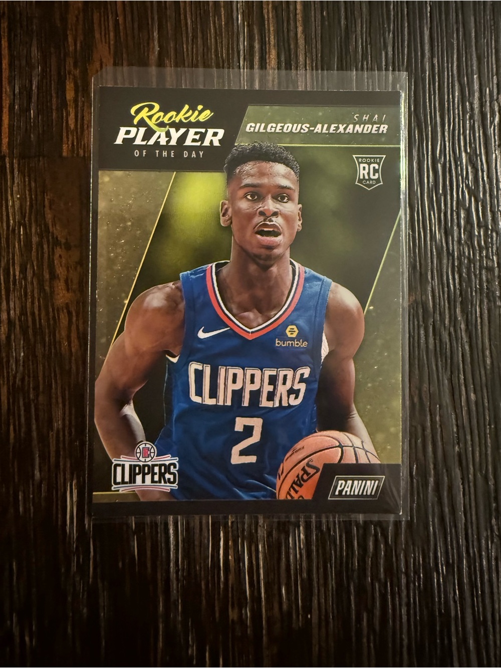 Shai Gilgeous Alexander Rookie card